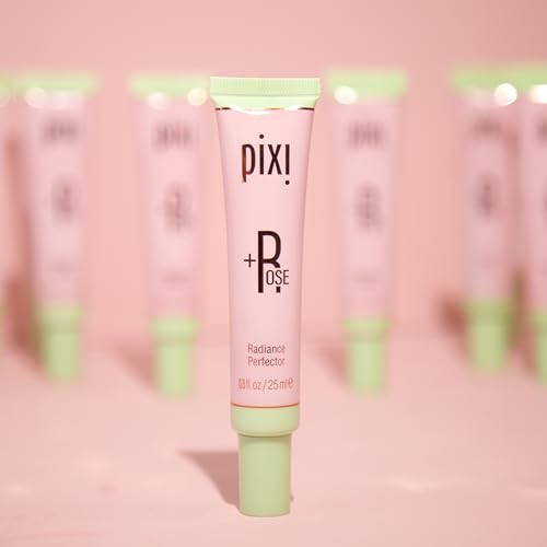 Pixi Rose Radiance Primer - Brightening & Blurring Skin Perfector with Rose Water & Hyaluronic Acid, 0.8 fl oz