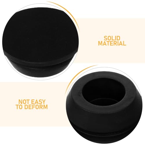 10-Pack Rubber Drain Hole Plug for Air Conditioner - 20mm Stopper