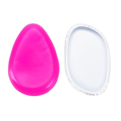 Silicone Makeup Sponge 2-Pack - Reusable Non-Absorbent Blender