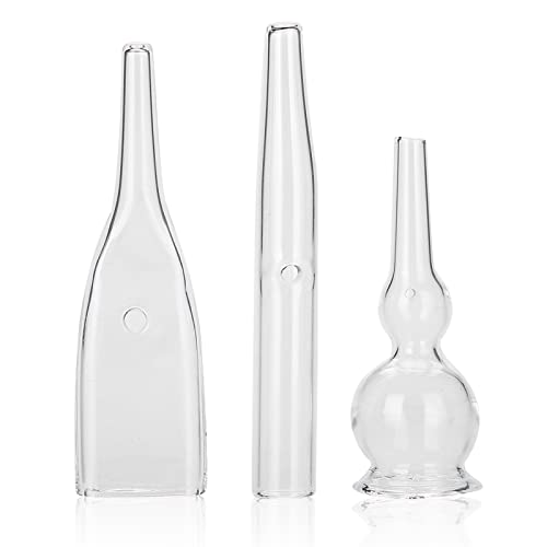 Blackhead Removal Glass Tube Kit - 3 Pcs Facial Pore Vacuum Tools