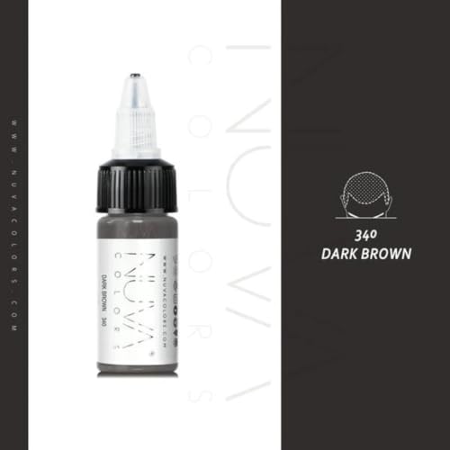 Nuva Scalp Micro-Pigmentation Ink - Dark Brown, Vegan, USA-Made