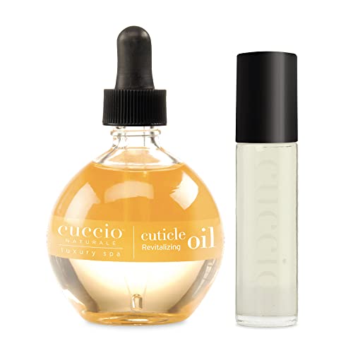 Cuccio Naturale Milk and Honey Cuticle Oil Set - 2 Pack for Stronger Nails