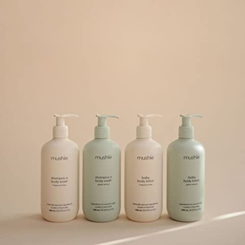 Mushie Baby Shampoo & Body Wash - Gentle Organic Formula for Delicate Skin 400 mL