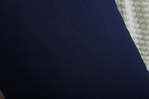TangDepot 100% Cotton Dark Navy Throw Pillow Cover 12x20