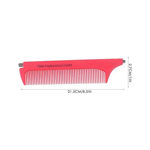 Minkissy Pointed Tail Comb Set - 3 Steel Combs for Hair Styling