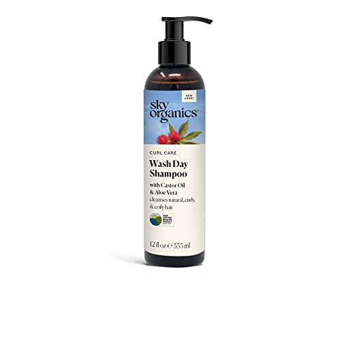 Sky Organics Curl Care Wash Day Shampoo - Hydrating & Cleansing, 12 fl. Oz