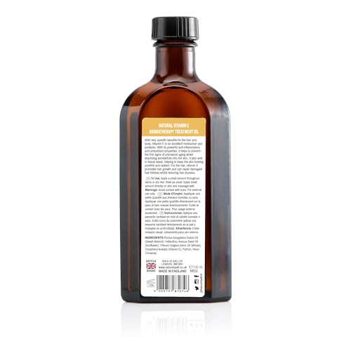 Nature Spell Vitamin E Oil for Hair Growth, 5.07 Fl Oz - Nourishes & Restores Shine