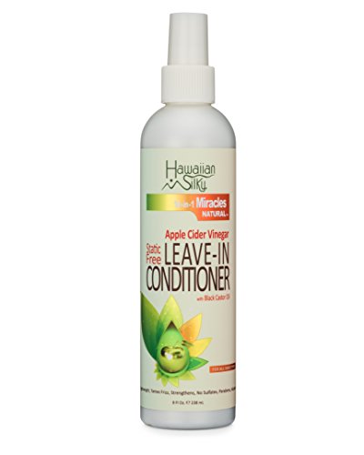 Hawaiian Silky Static-Free Apple Cider Vinegar Leave-In Conditioner 8oz for All Hair Types