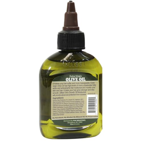 Difeel Olive Hair Oil Blend - 2.5 oz Travel Size Moisturizer