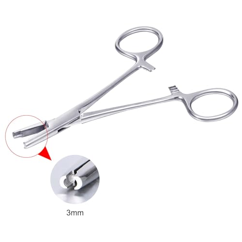 QWALIT Piercing Taper Threadless Insertion Tool Titanium Labret Pin 16g 18g 20g - G3 Auxiliary Pliers