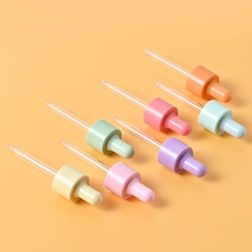 7PCS Mini 10ml Clear Glass Dropper Bottles for Essential Oils