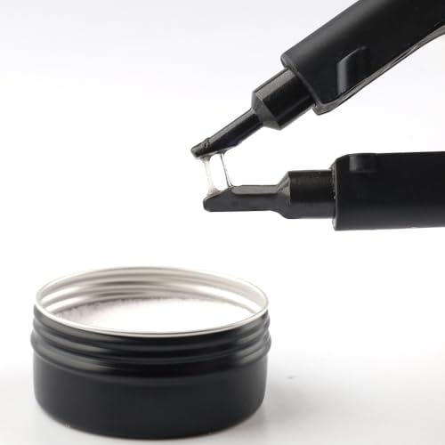 GlamorDove Clear Keratin Glue Powder - 50g for Hair Extensions