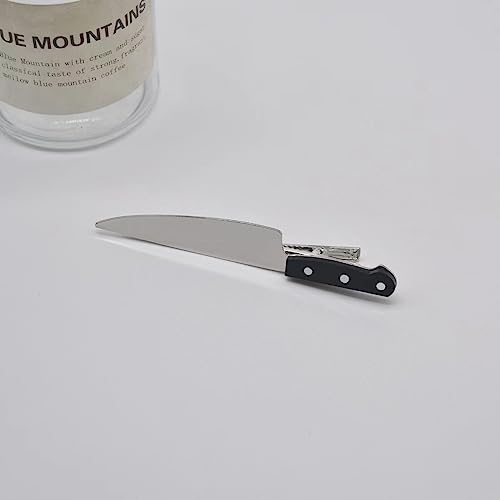 Mini Knife Hair Clips Set – Gothic Punk Barrettes, 2Pcs Hair Accessories for Women & Girls