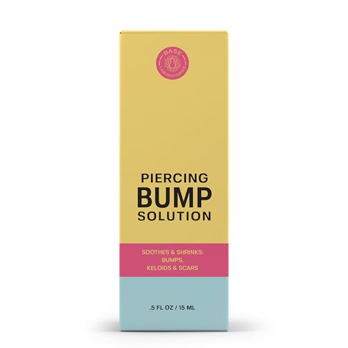 BASE LABORATORIES Piercing Bump Treatment & Keloid Aftercare Solution 0.5 oz