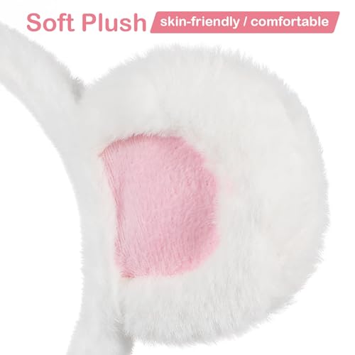Cute Bear Ears Headband - Soft Cloth Hair Accessory for Women and Kids