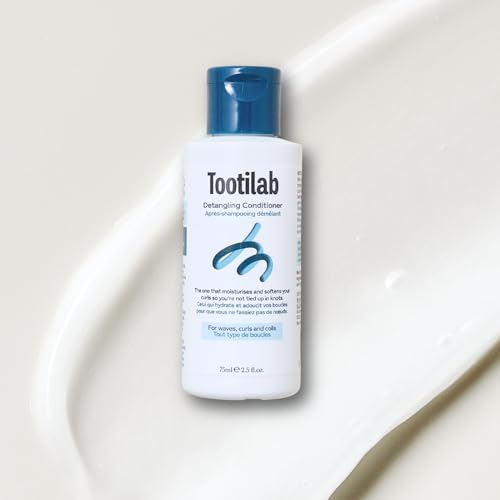 Travel Size Detangling Conditioner for Curly Hair - 75ml Moisturizing Rinse-Out