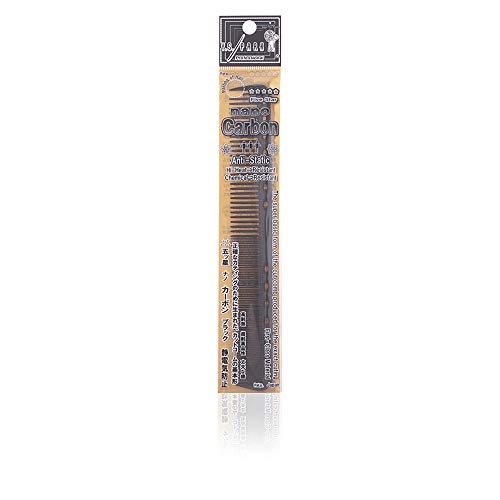 Y.S. PARK Carbon Black Cutting Comb No. 339 Hair Styling Tool