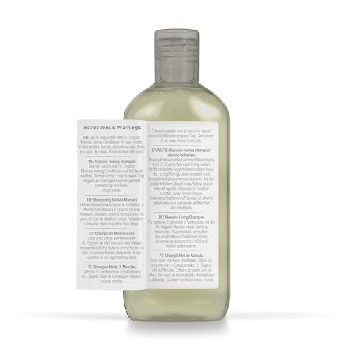 Dr. Organic Manuka Honey Shampoo - Replenishing Hair Therapy 9 fl oz