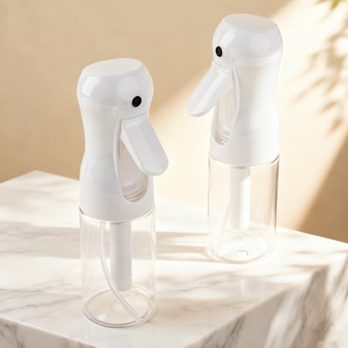 AMOMELA 2-Pack Continuous Spray Bottle for Hair & Plants - 200ml