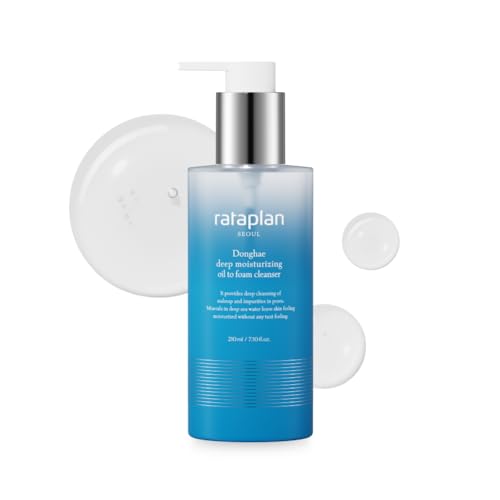 RATAPLAN Donghae Oil-to-Foam Cleanser - Moisturizing Face Wash, 7.1 fl oz