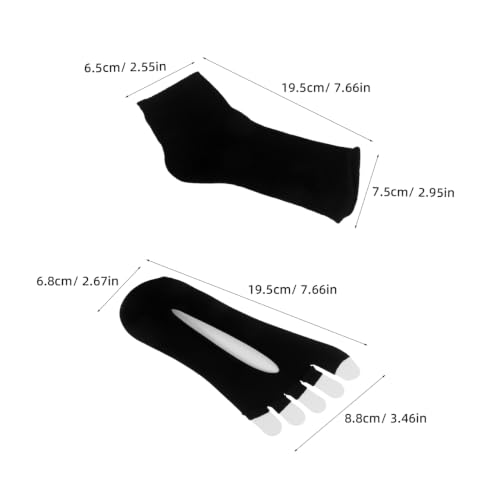 UV Protection Socks for Gel Pedicure - Anti-Tanning Foot Cover (1 Pair)