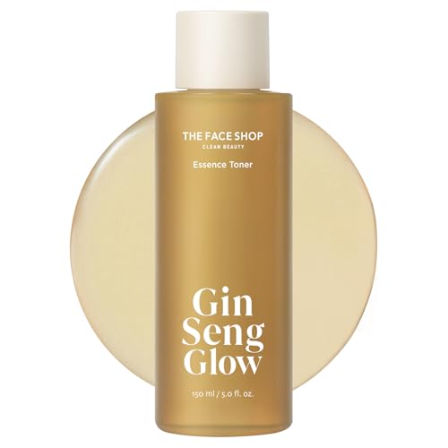 The Face Shop Ginseng Glow Essence Toner - Anti-Aging Hydration, 150ml