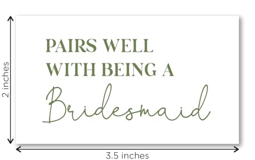 Bridesmaid Proposal Mini Champagne Bottle Labels - Set of 12