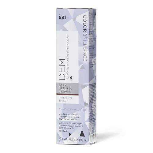 Ion Intensive Shine 3N Dark Natural Brown Demi Permanent Hair Color - 3N