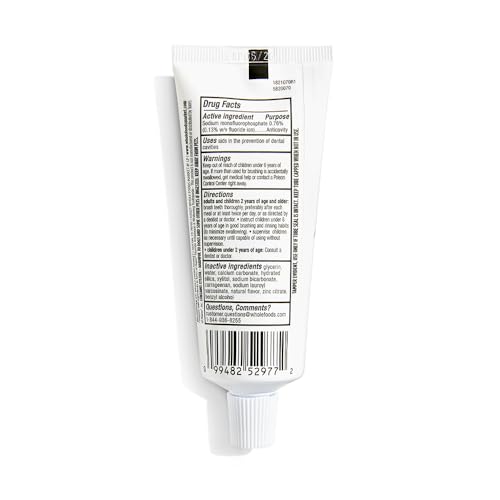 Fluoride Travel Toothpaste - Natural Mint, 3 oz (Pack of 2)