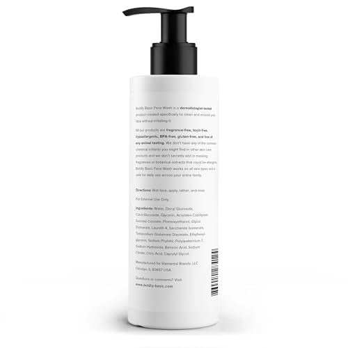 Boldly Basic Fragrance-Free Face Wash – Gentle Cleanser for Sensitive Skin