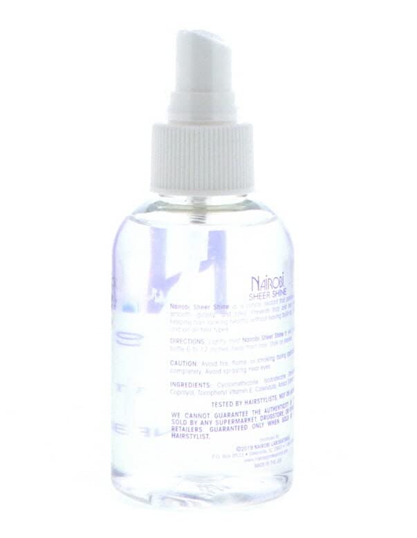 Nairobi Sheer Shine Enhancer & Thermal Protectant 4 oz