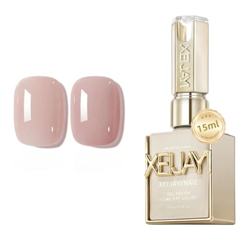 Ice Transparent Nude Gel Nail Polish - 15ml High Gloss Finish