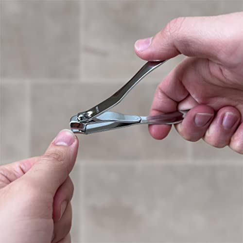Stainless Steel Side Angle Nail Clipper for Fingernails & Toenails