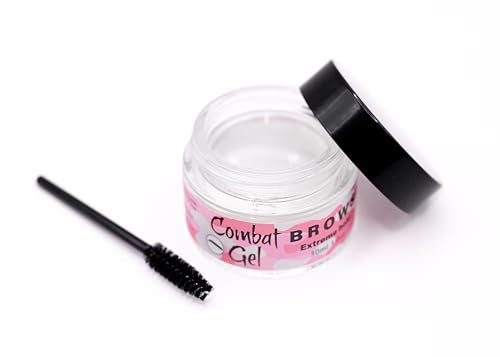 Clear Combat Brow Gel - Extreme Hold Eyebrow Styling