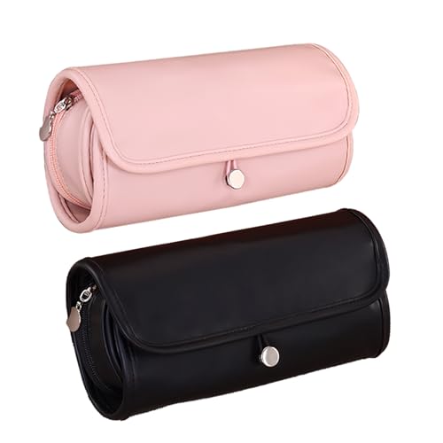 LKYQ Black Keychain Storage Bag with Large Capacity Eco-Friendly Convenience
