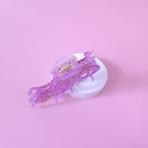 Large Octopus Hair Claw Clip - Durable Acetate Sea Creature Hair Accessory