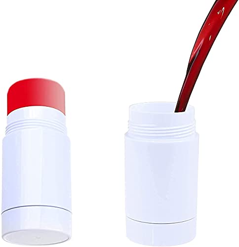 10 Pack 30ml Refillable Plastic Deodorant Containers for DIY Lip Balm
