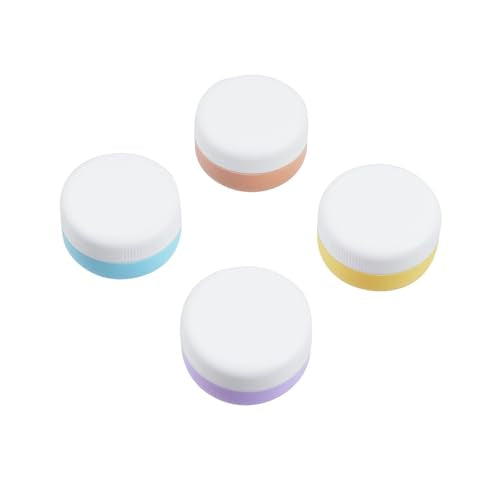 Pastlla 30ml Silicone Travel Containers - 4 Pack Leak-proof Travel Jars