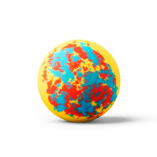 Da Bomb Bath Tie Dye Yellow Bomb, 7oz, Passion Fruit