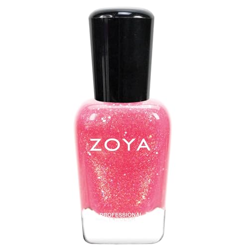 ZOYA Harper Pink Glitter Jelly Nail Polish - Vegan, Big 10 Free, Long-Wearing