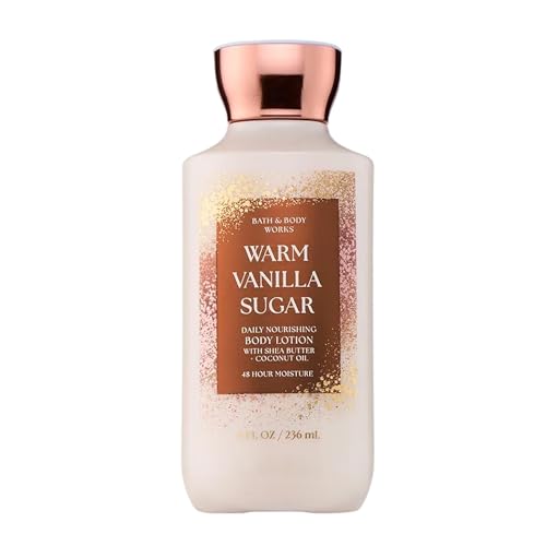 Warm Vanilla Sugar Body Lotion 8 fl oz - Lightweight Moisturizer with Shea Butter & Coconut Oil