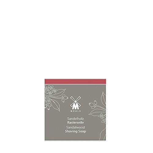 MÜHLE Sandalwood Shaving Soap for Men - 65g Rich Lather