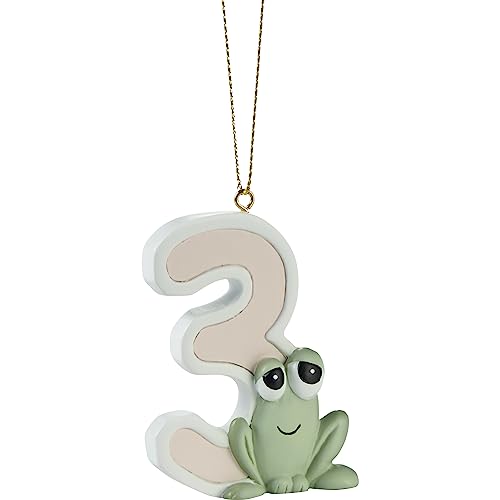 Precious Moments 3rd Christmas Frog Resin Ornament