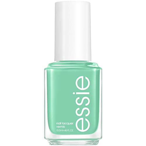 essie Nail Polish - It's High Time, Mint Green Glossy Vegan Formula, 0.46 oz