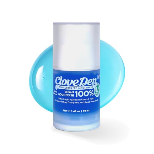 CloveDen Alcohol-Free Mouthwash Concentrate - Travel Size 1.69 fl oz