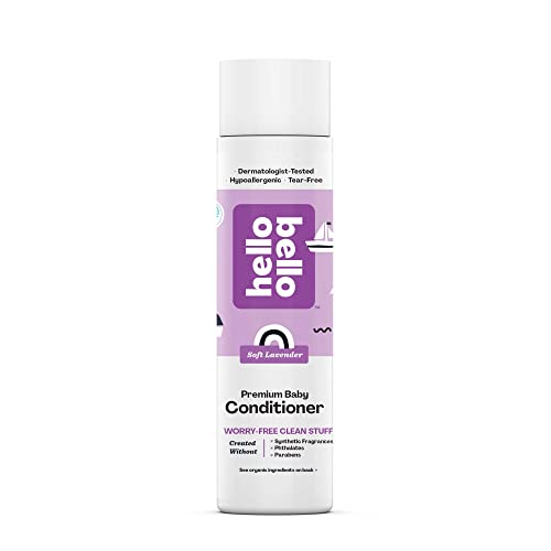 Hello Bello Lavender Baby Conditioner 10 Fl Oz - Hypoallergenic & Plant-Based