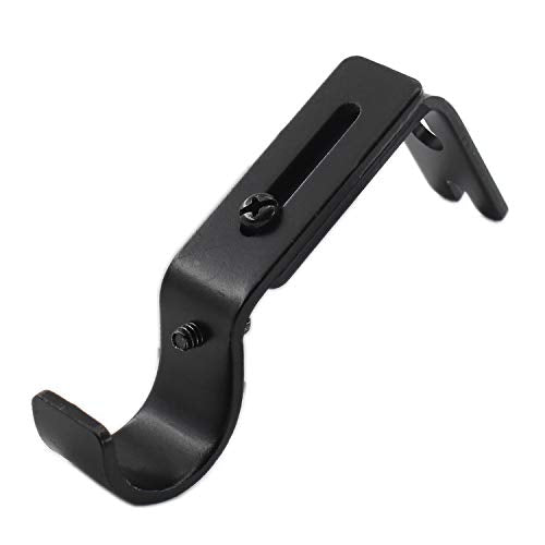 Heavy Duty Adjustable Curtain Rod Brackets - 3 Pack for 1-Inch Rods