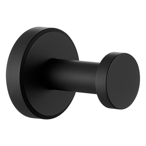 Matte Black Towel Hook - Heavy Duty SUS304 Stainless Steel