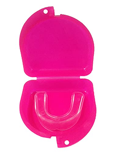 Zumoe Pink Lacrosse Mouth Guard Case - Durable Retainer Holder