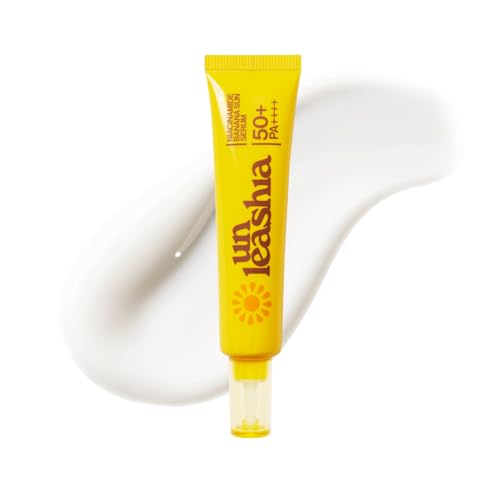 Unleashia Niacinamide Banana Sun Serum SPF 50 Brightening Hydrating Sunscreen